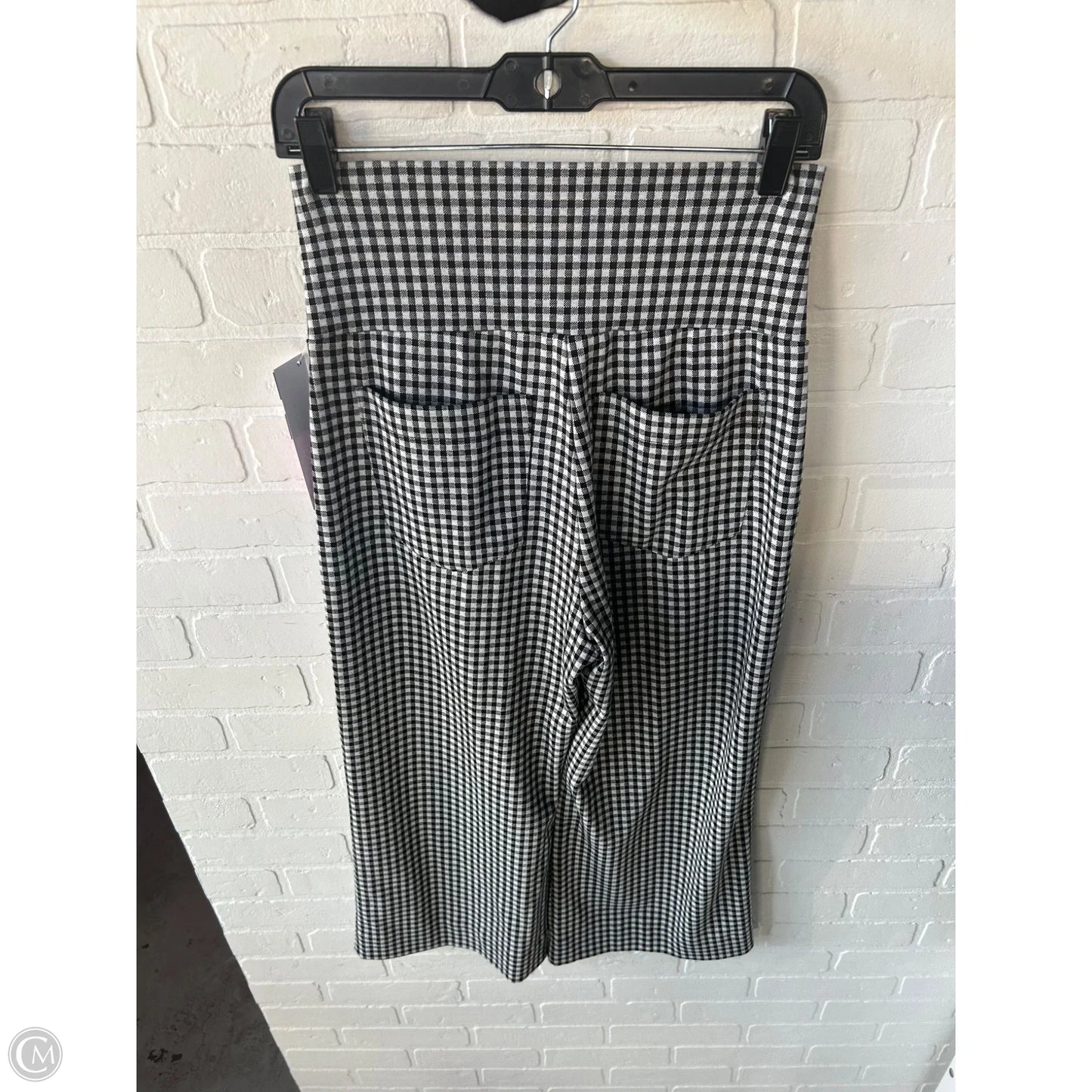 Pants Cropped By Cabi In Black & White, Size: 4