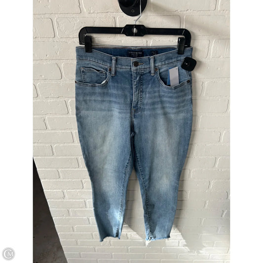 Jeans Skinny By Lucky Brand In Blue Denim, Size: 10