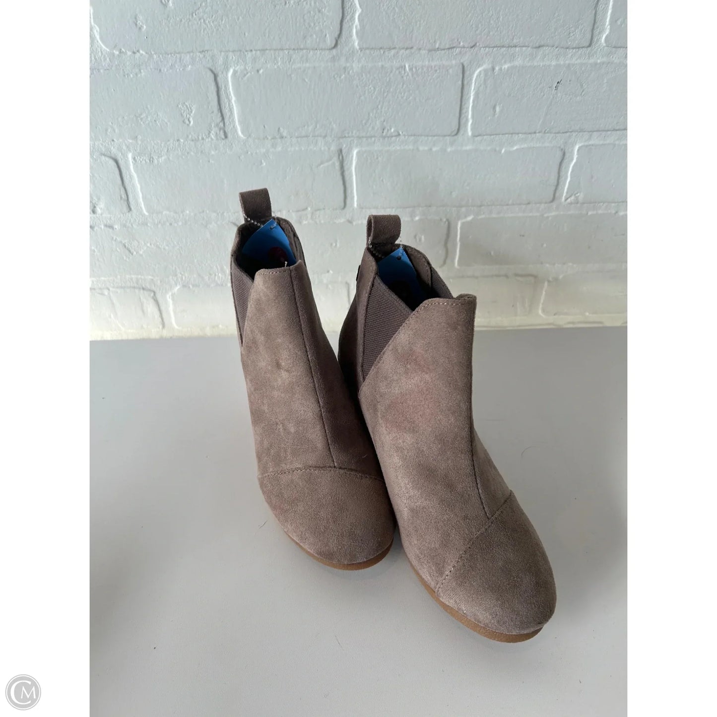 Shoes Heels Wedge By Clothes Mentor In Brown, Size: 6.5