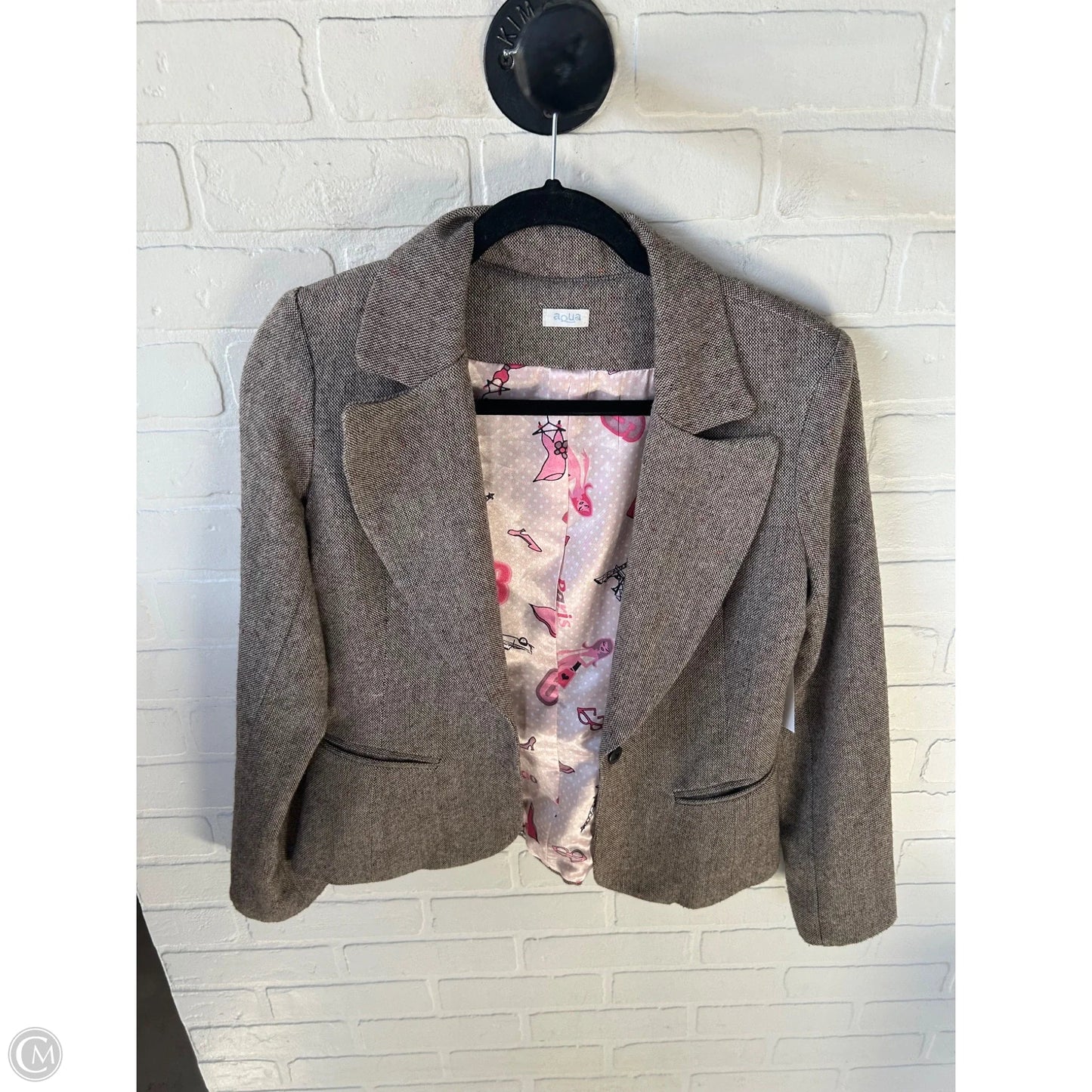 Blazer By Aqua In Brown, Size: S
