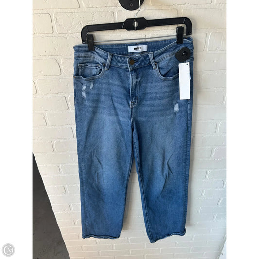Jeans Wide Leg By Micas In Blue Denim, Size: 8