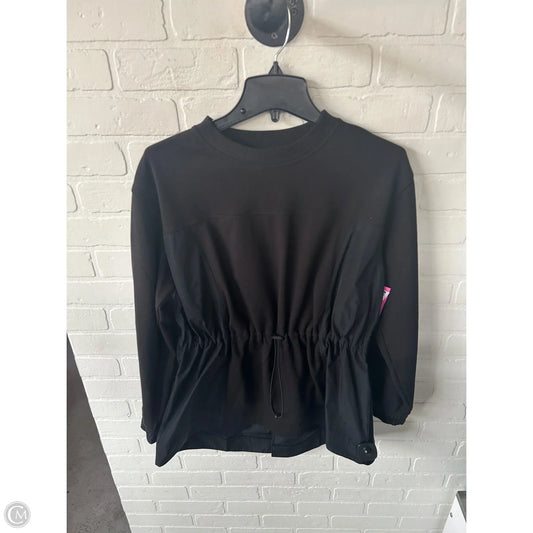 Athletic Sweatshirt Crewneck By Athleta In Black, Size: M