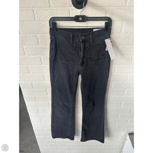 Jeans Flared By Gap In Black Denim, Size: 2