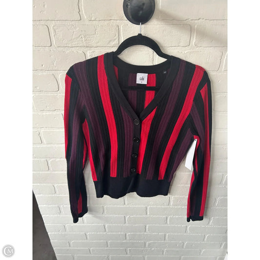 Sweater By Cabi In Black & Red, Size: M