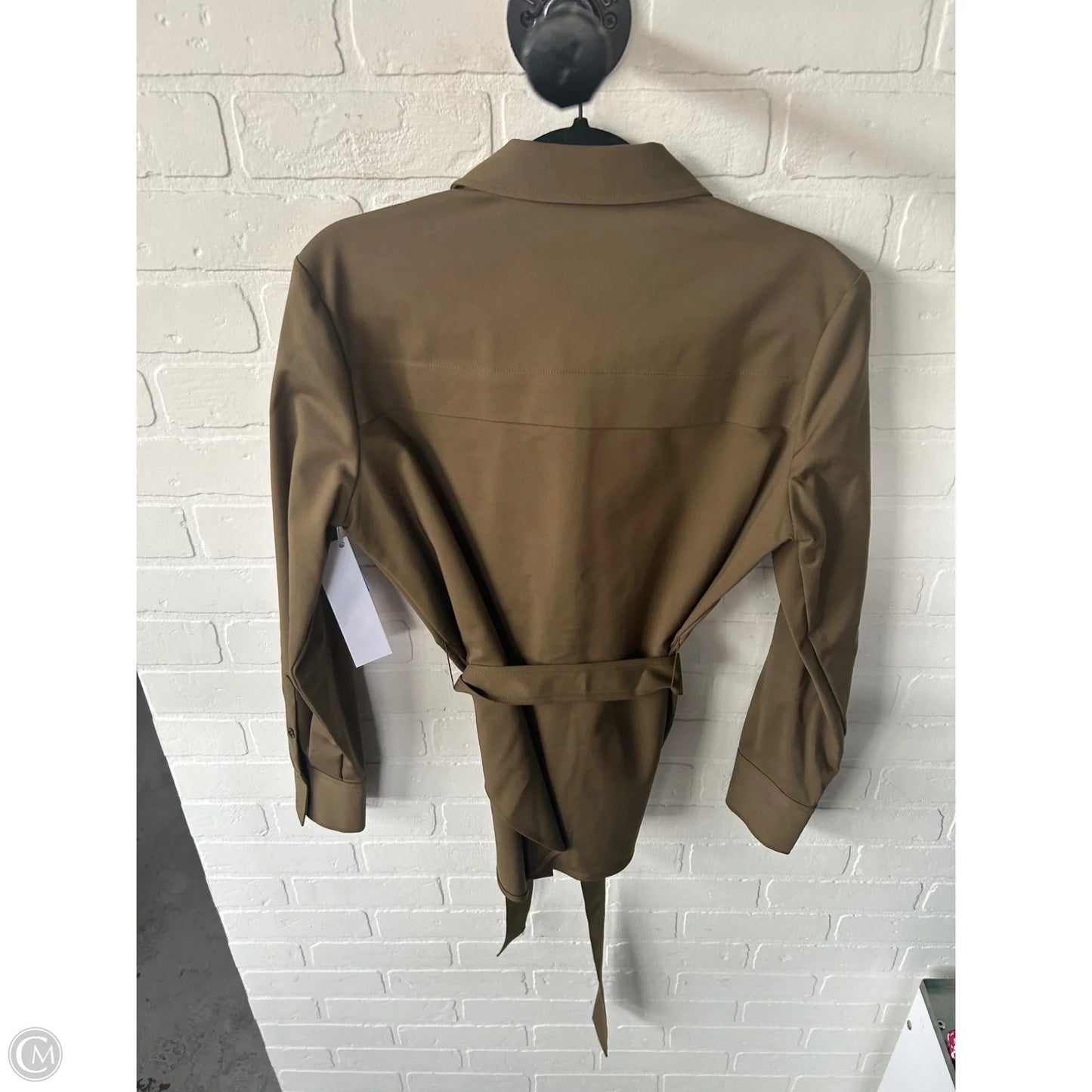 Top Long Sleeve By Good American In Green, Size: M