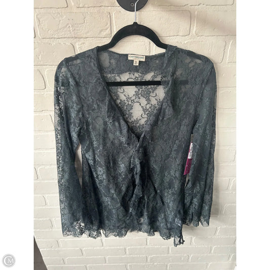 Cardigan By Earthbound In Blue, Size: Xl