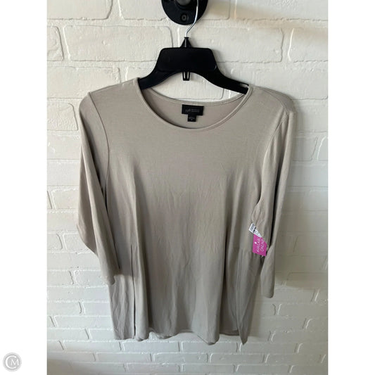 Tunic 3/4 Sleeve By J. Jill In Beige, Size: M