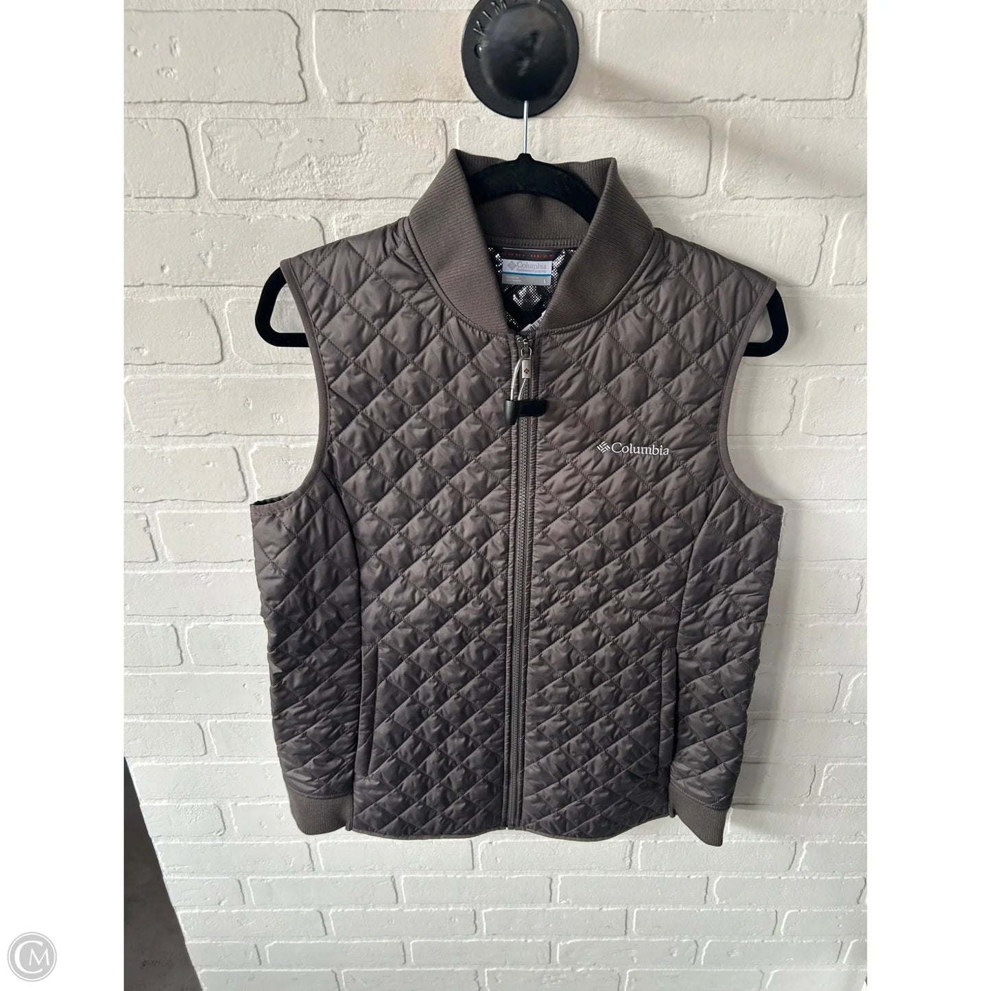 Vest Puffer & Quilted By Columbia In Brown, Size: L