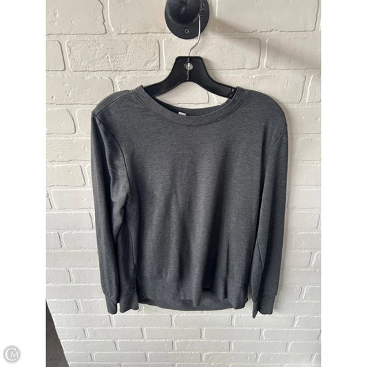 Sweatshirt Crewneck By Loft In Grey, Size: S