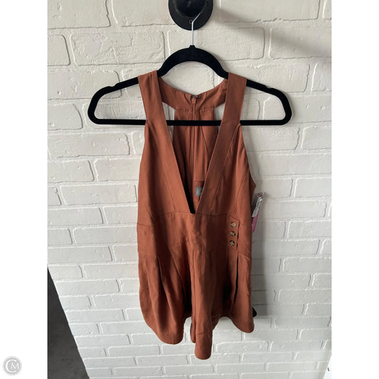 Romper By Anthropologie In Tan, Size: Xs