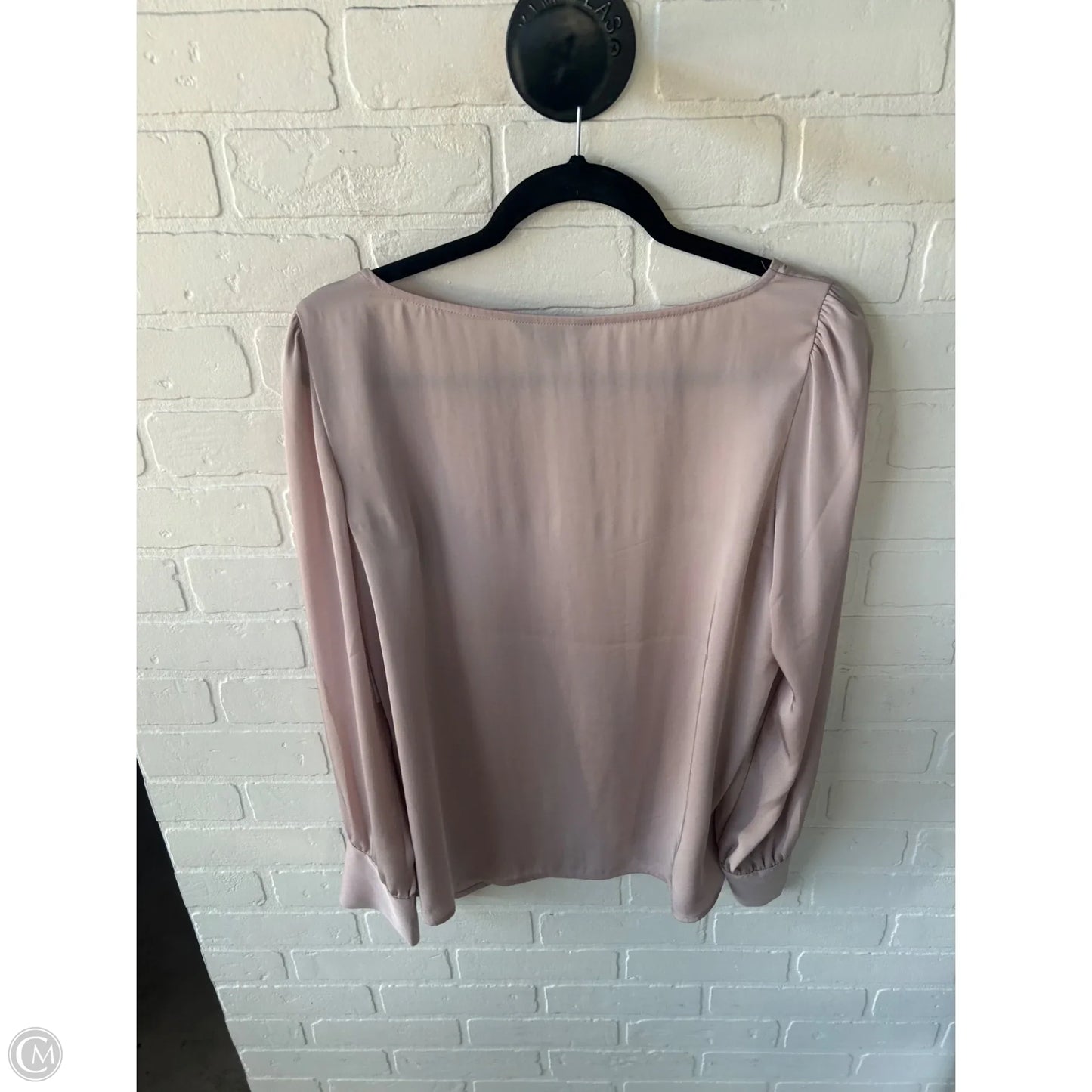 Top Long Sleeve By Express In Pink, Size: M