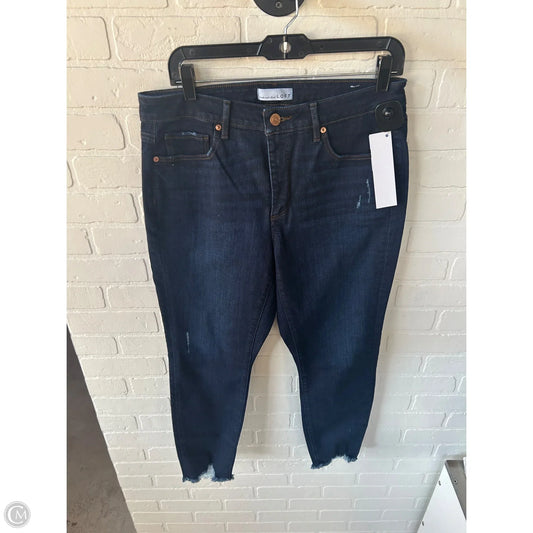 Jeans Skinny By Loft In Blue Denim, Size: 10