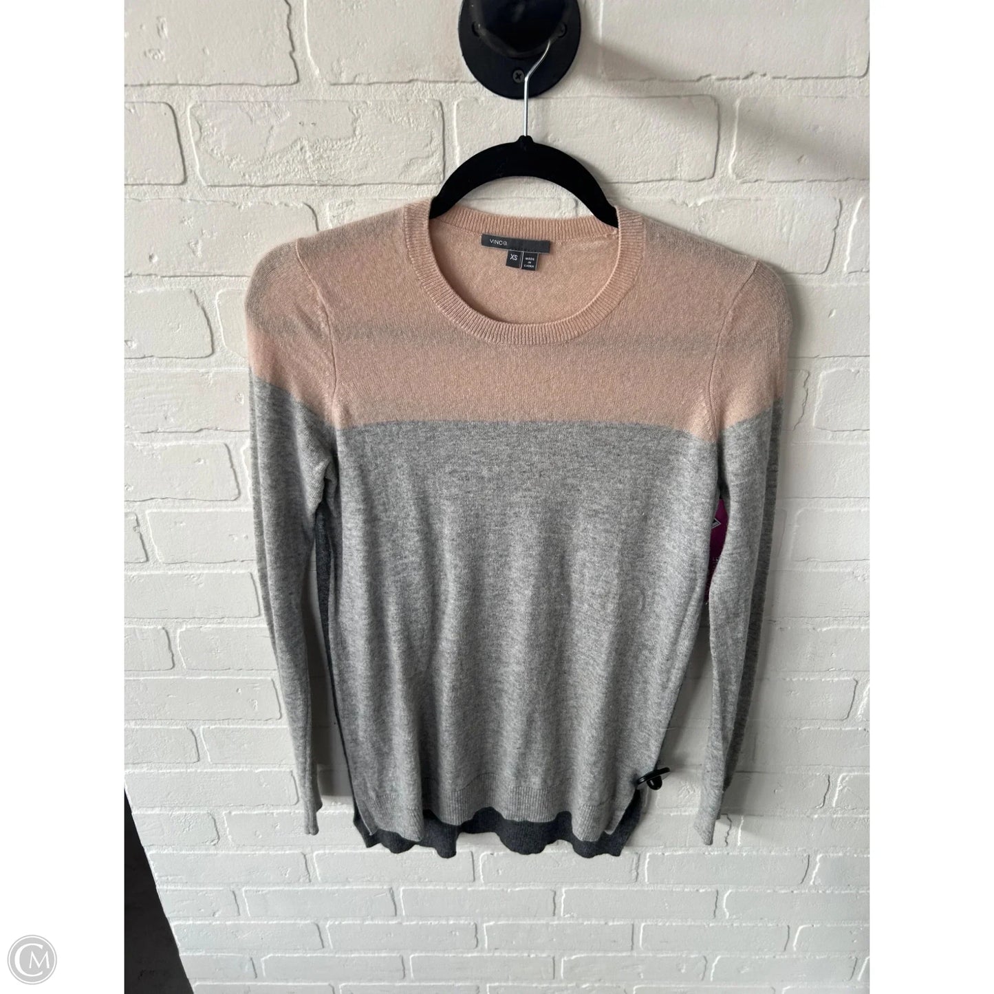 Sweater Cashmere By Vince In Grey, Size: Xs