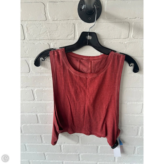 Athletic Tank Top By Lululemon In Orange, Size: S