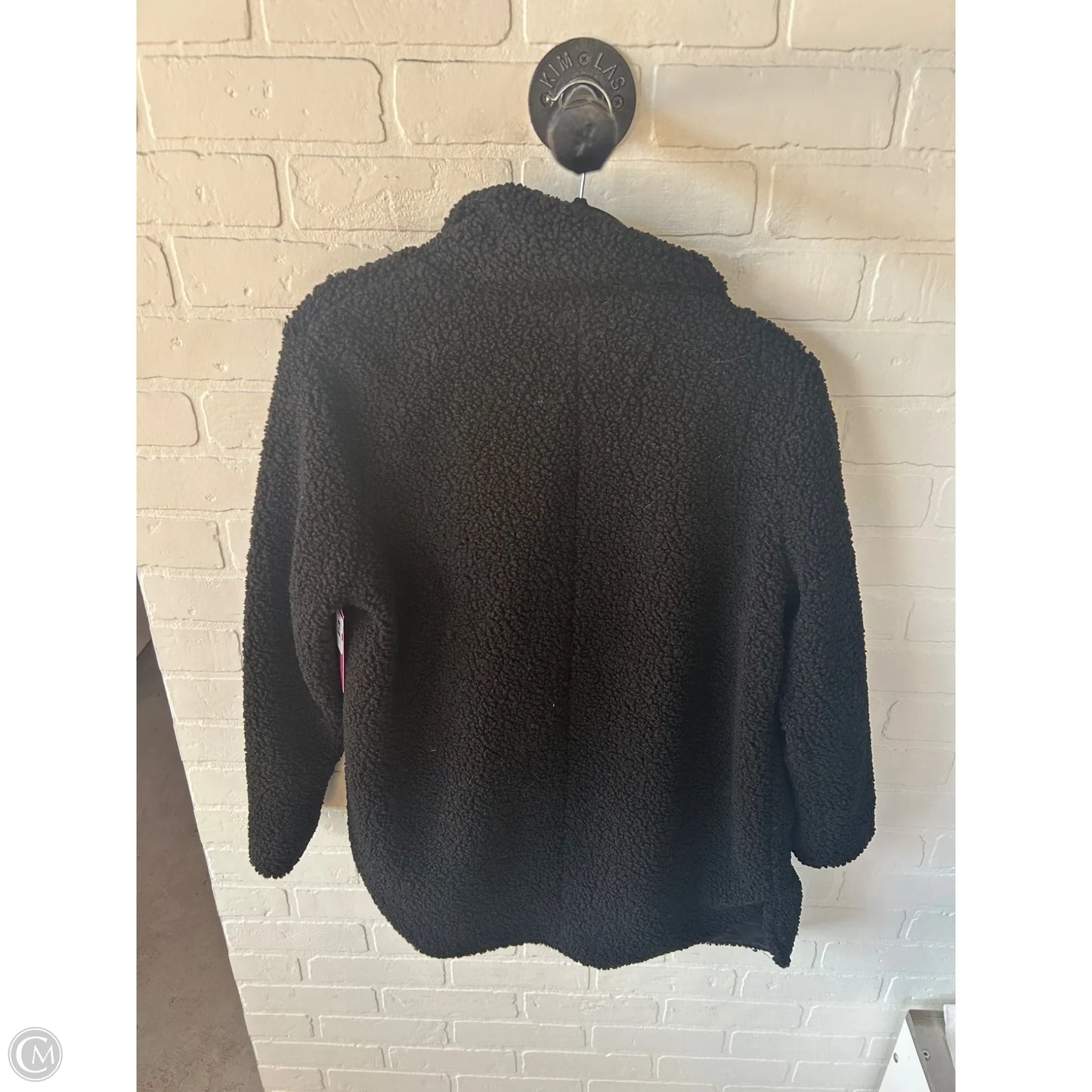 Coat Faux Fur & Sherpa By Miami In Black, Size: M