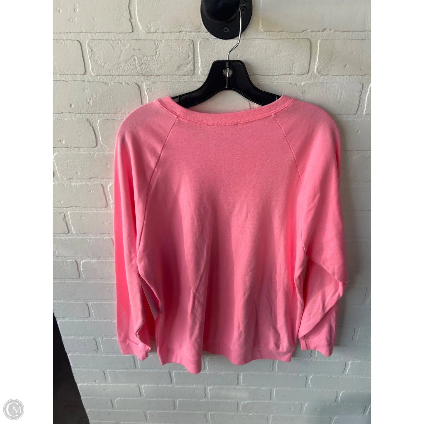 Sweatshirt Crewneck By Zenana In Pink, Size: M