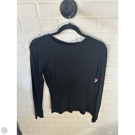 Top Long Sleeve Basic By A New Day In Black, Size: Xs
