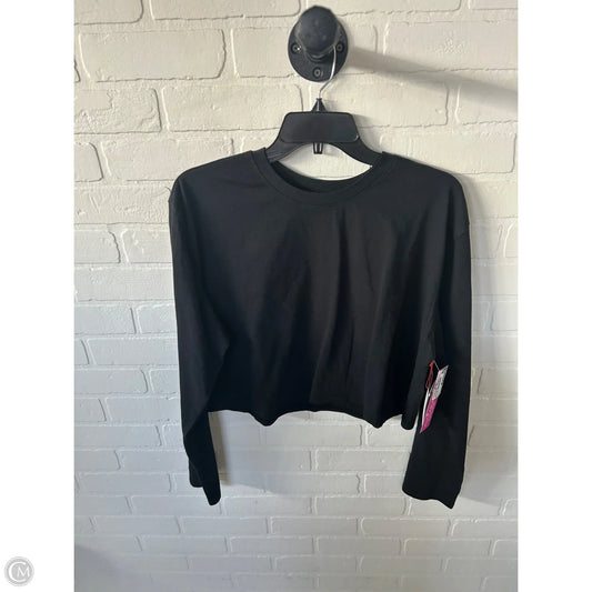 Top Long Sleeve By Open Edit In Black, Size: L
