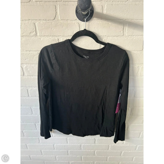 Top Long Sleeve By Madewell In Black, Size: L