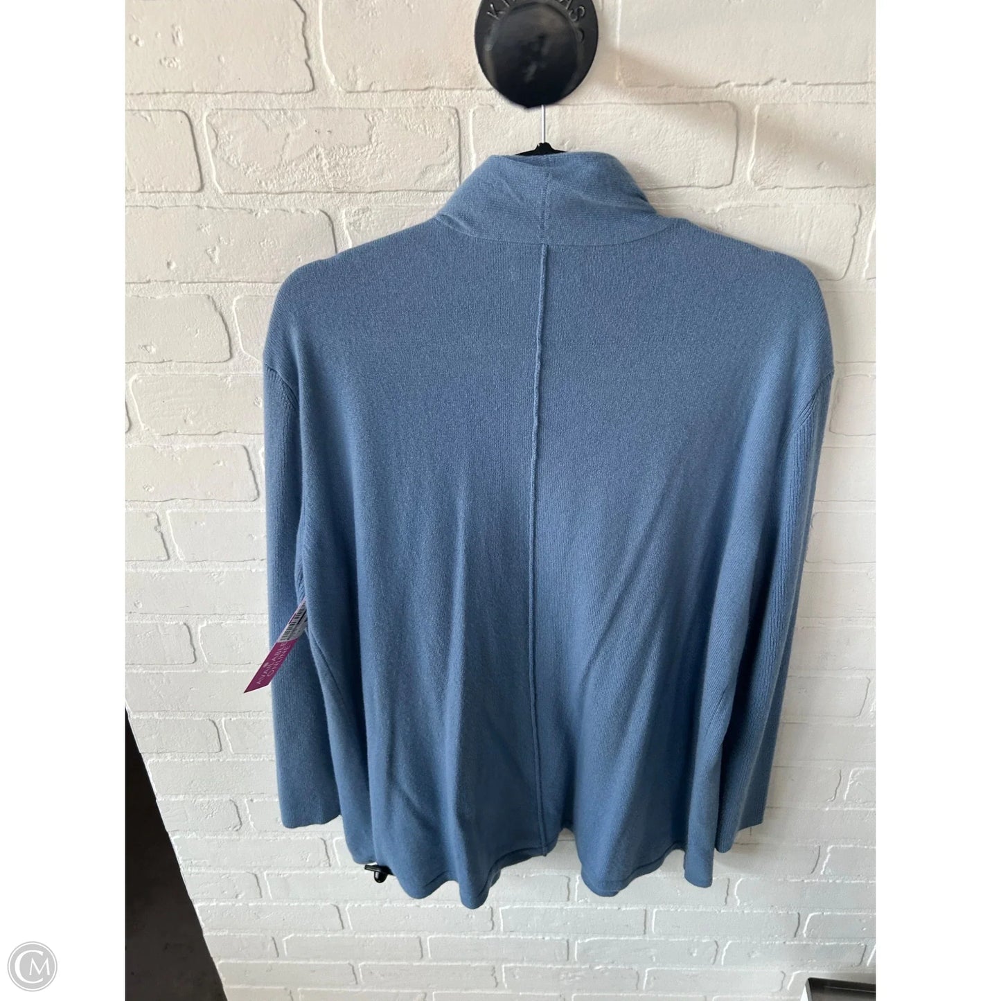 Sweater Cardigan Cashmere By Nordstrom In Blue, Size: M