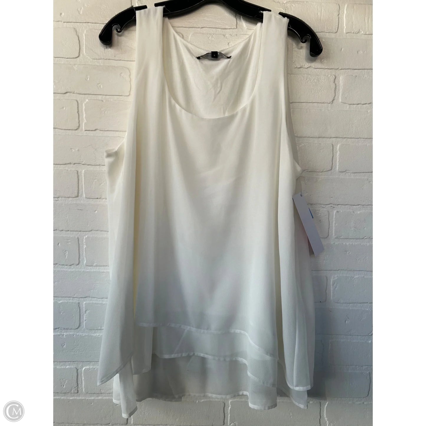 Top Sleeveless By White House Black Market In White, Size: L
