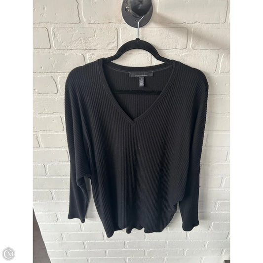 Top Long Sleeve By White House Black Market In Black, Size: Xs