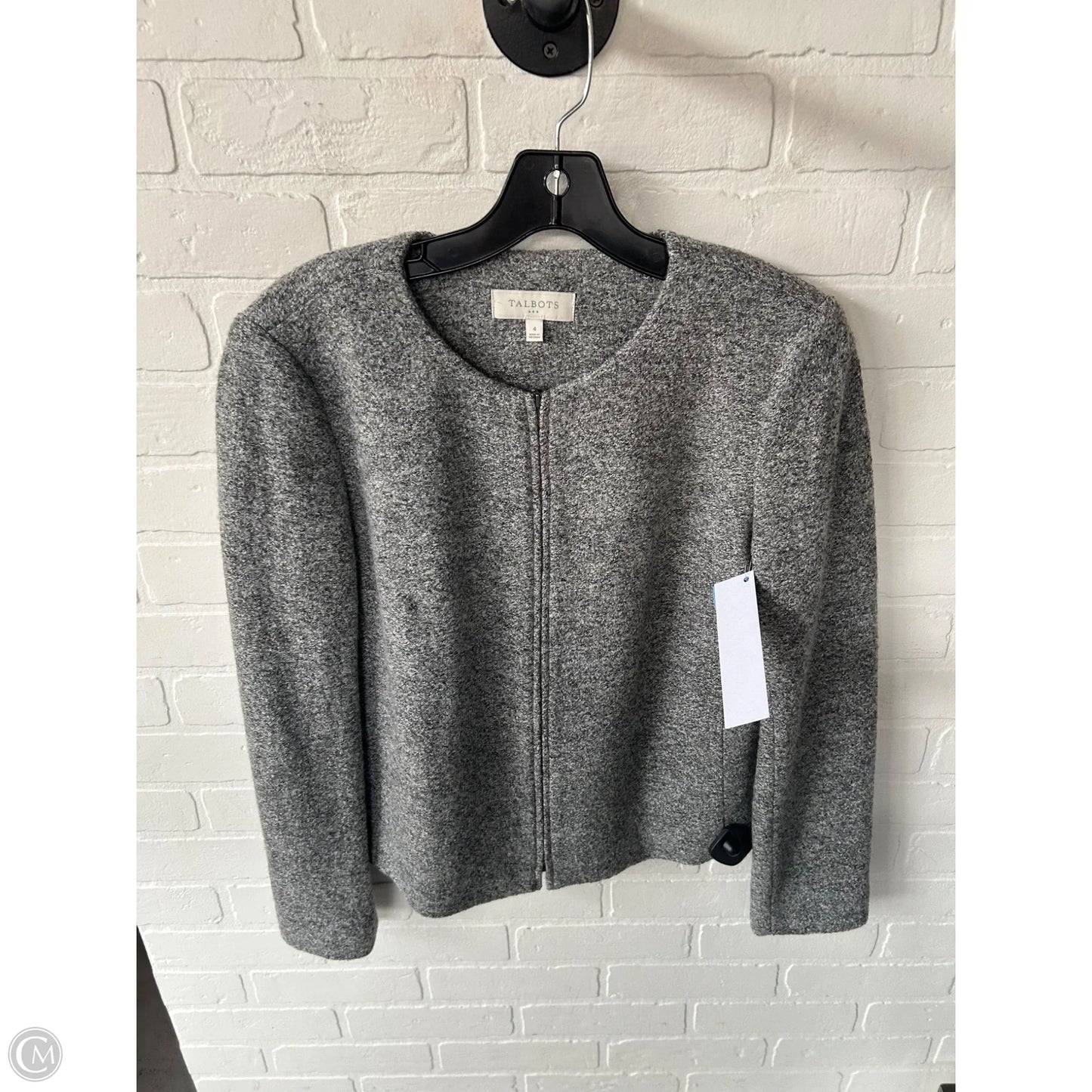 Blazer By Talbots In Grey, Size: S