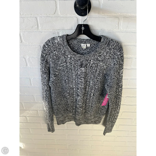 Sweater By Gap In Black & White, Size: M