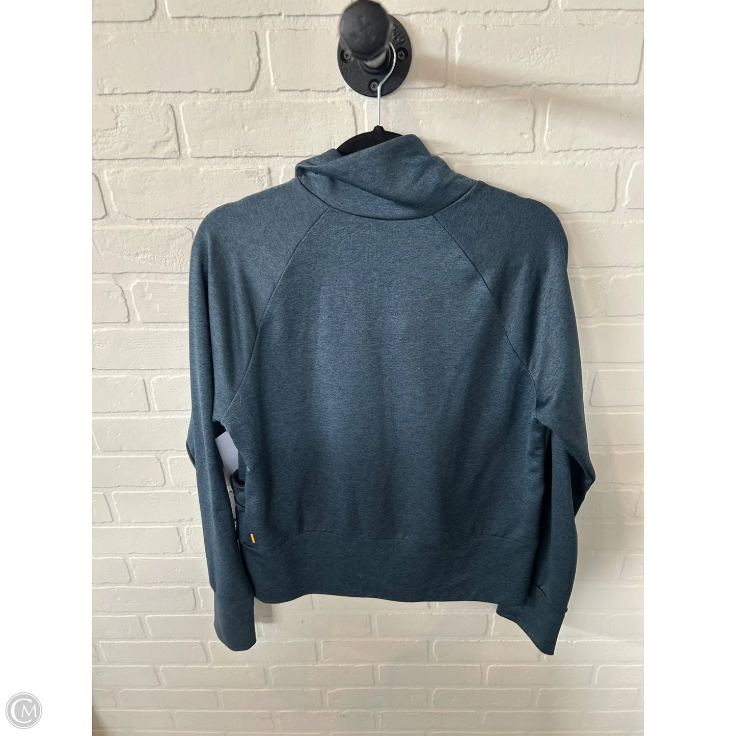 Athletic Jacket By Lucy In Blue, Size: L