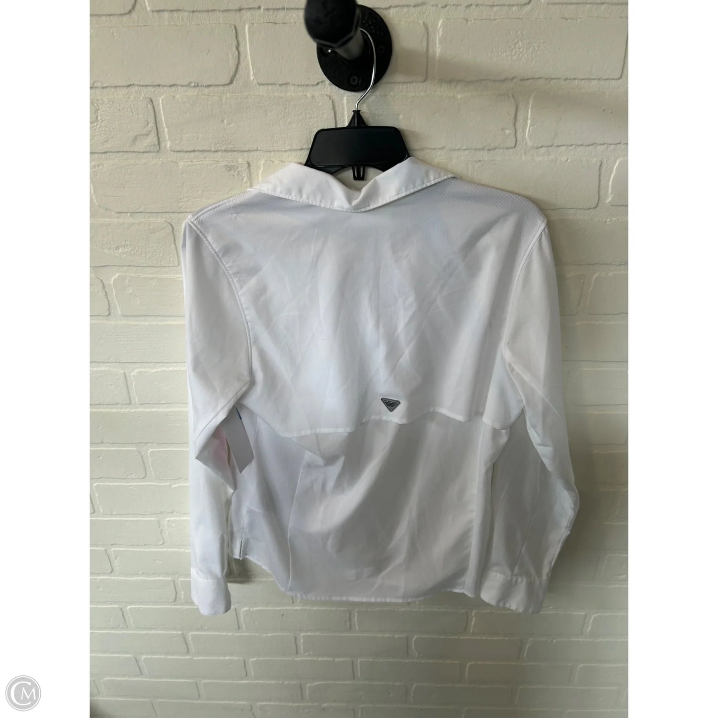 Top Long Sleeve By Columbia In White, Size: S