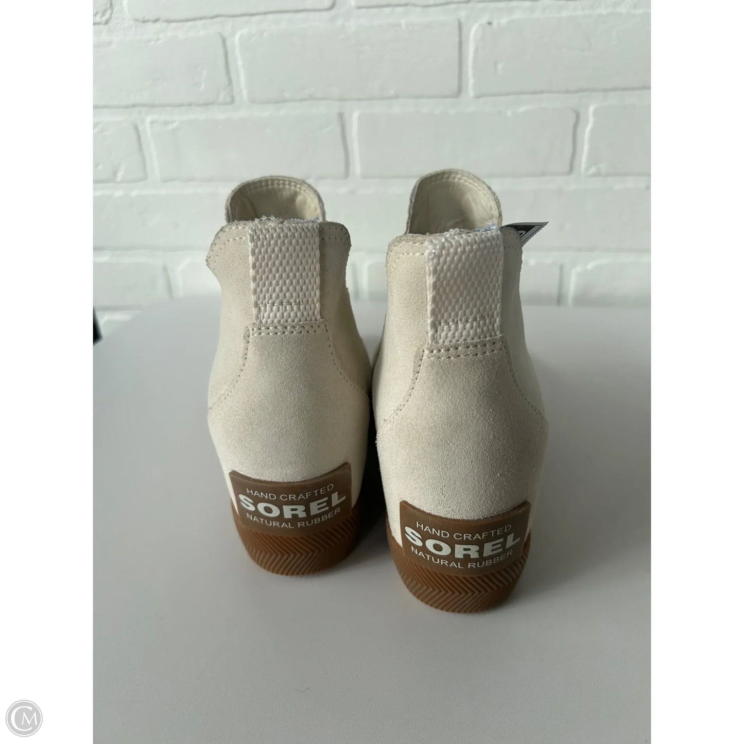 Boots Ankle Heels By Sorel In Cream, Size: 8