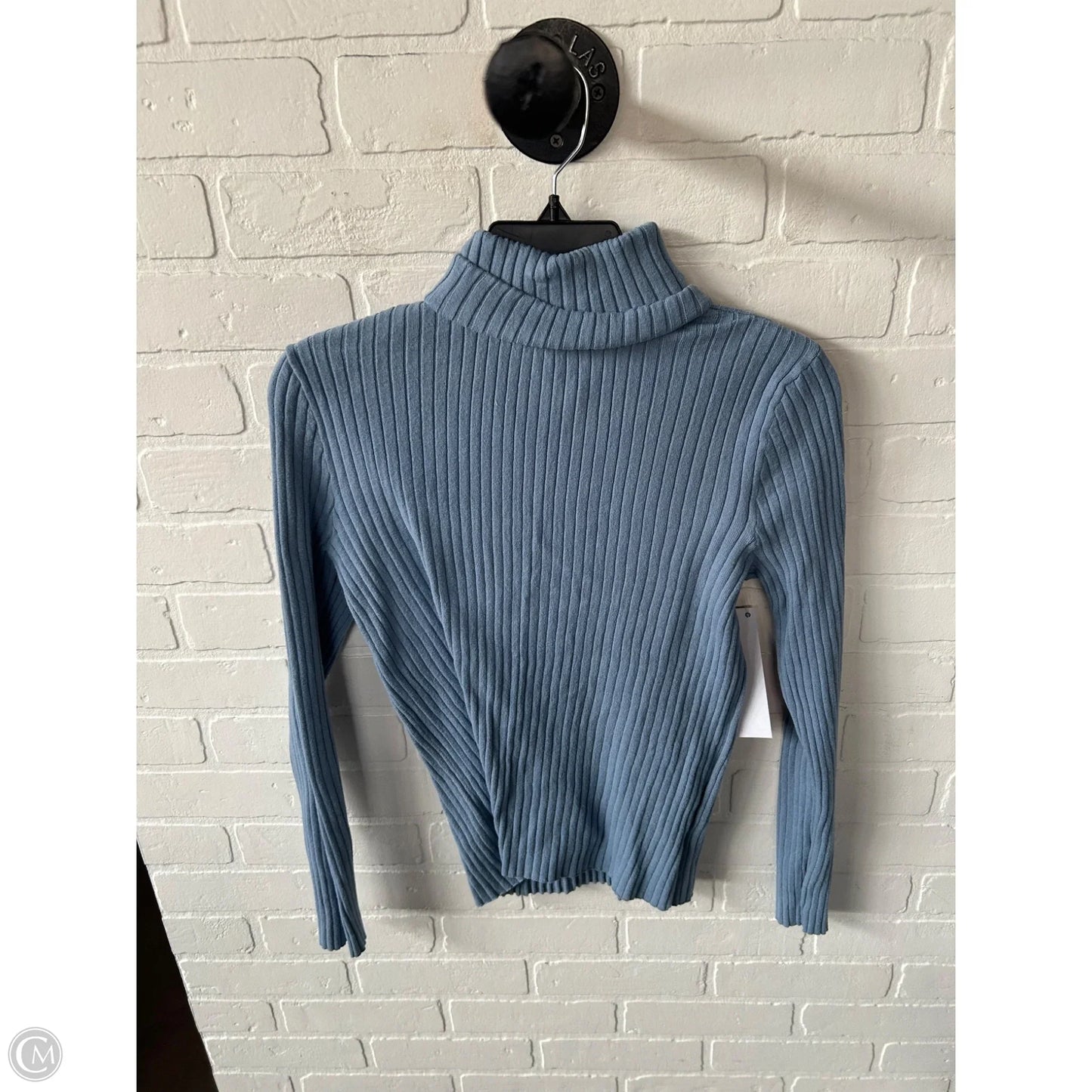 Top Long Sleeve By Croft And Barrow In Blue, Size: M