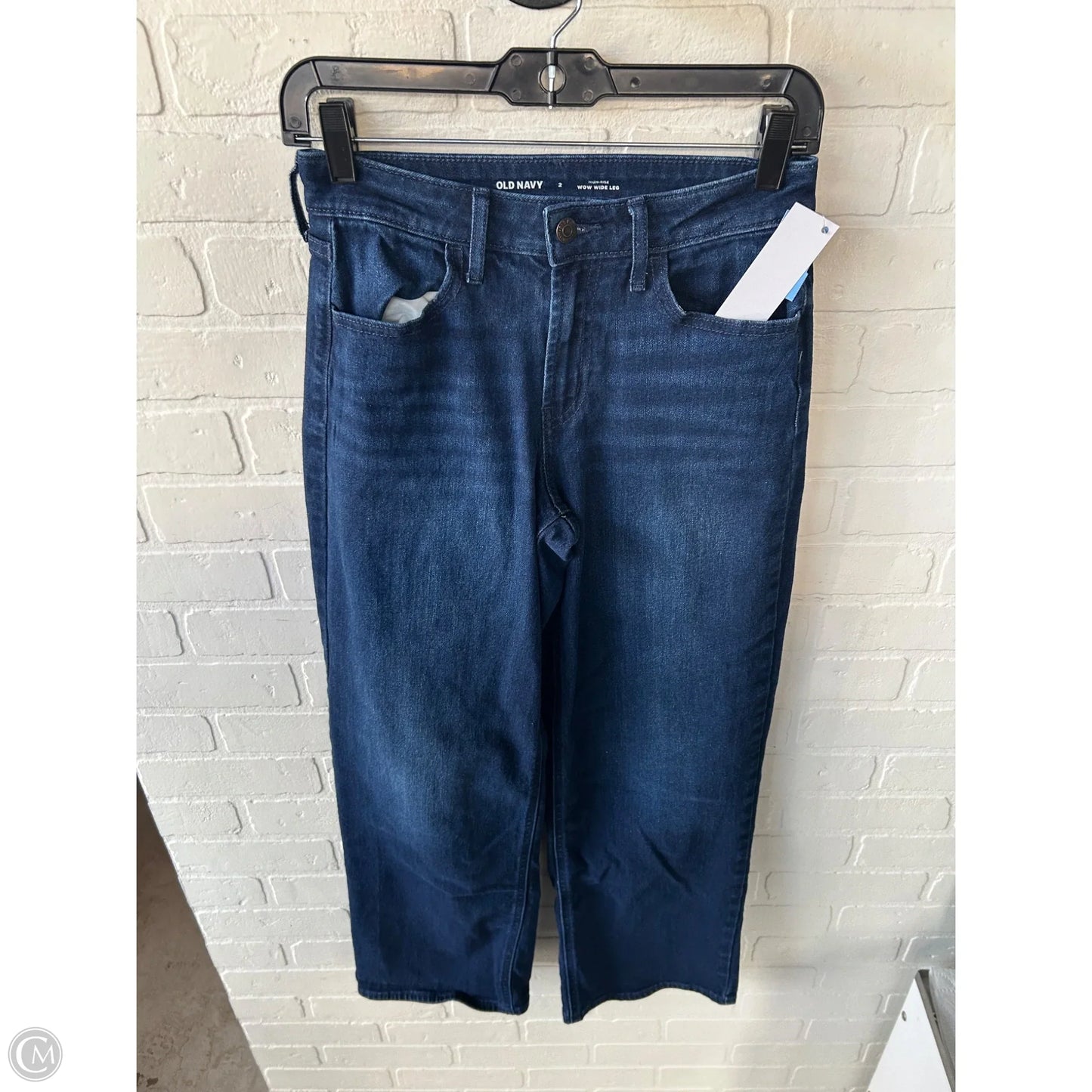 Jeans Wide Leg By Old Navy In Blue Denim, Size: 2