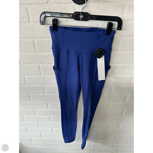 Athletic Leggings By Lululemon In Blue, Size: 2
