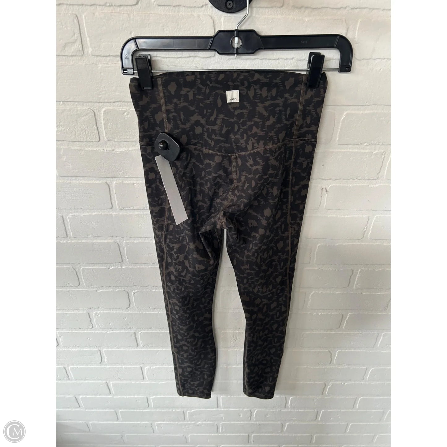 Athletic Leggings By Vuori In Black & Brown, Size: 0