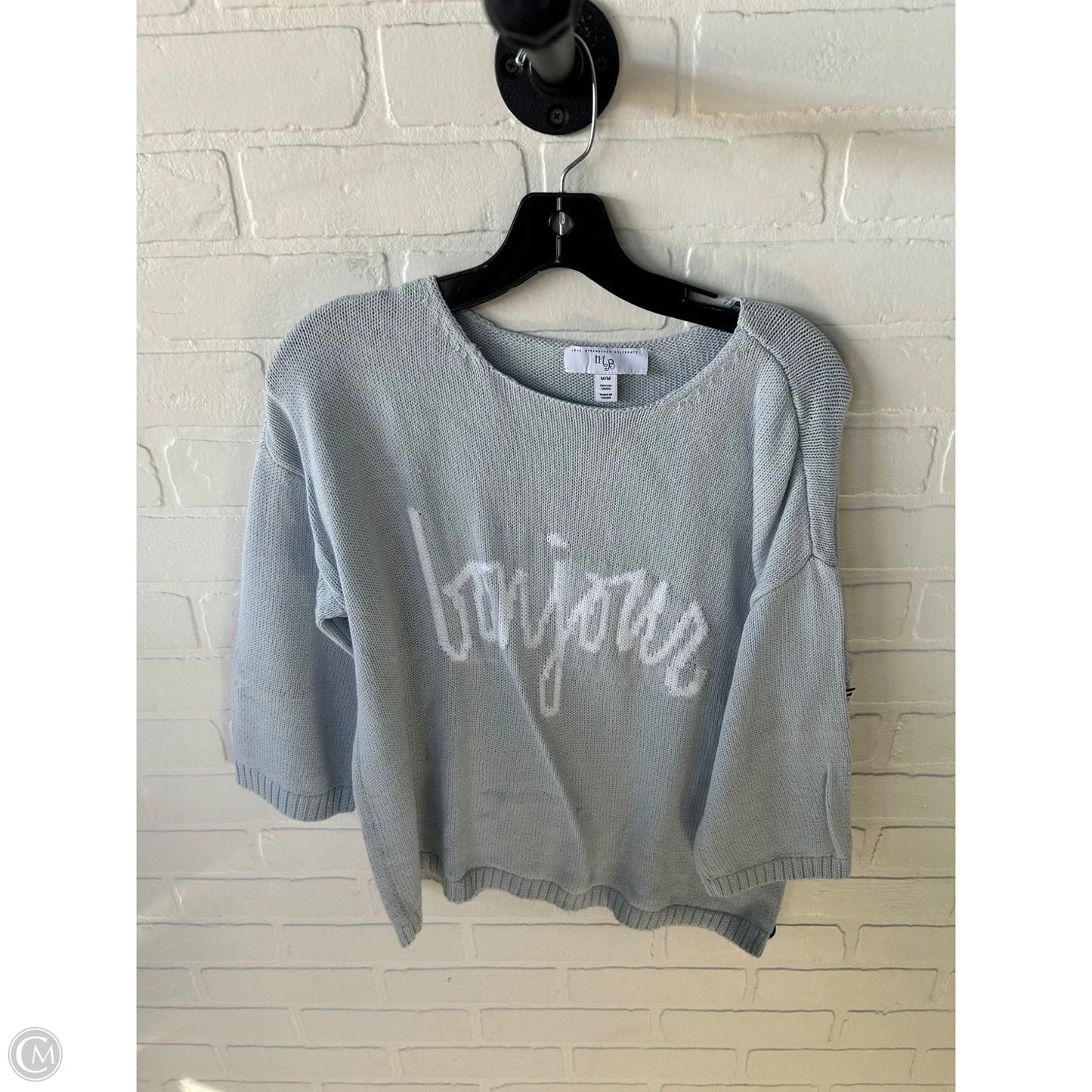 Sweater By Cmc In Blue & Brown, Size: M