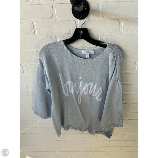 Sweater By Cmc In Blue & Brown, Size: M