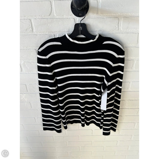 Sweater By Halogen In Black & White, Size: S