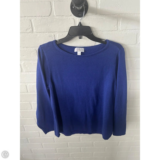 Sweater By Belle By Kim Gravel In Blue, Size: L