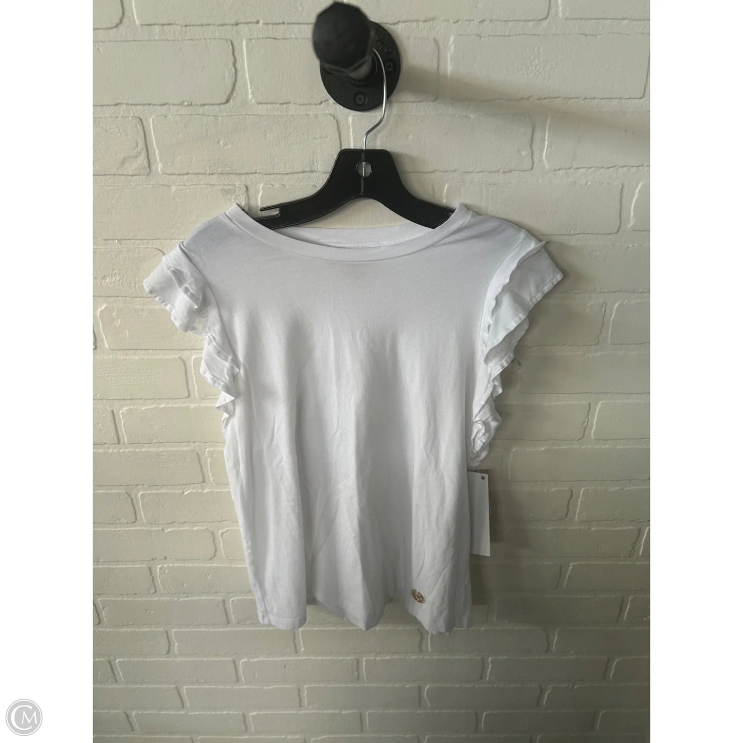 Top Short Sleeve By Michael By Michael Kors In White, Size: M