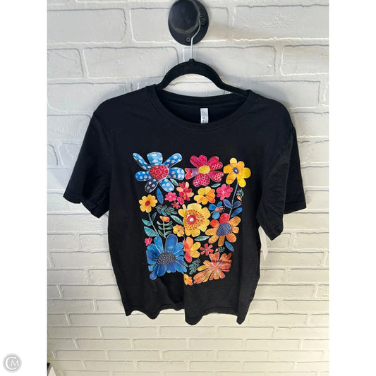 Top Short Sleeve Basic By Bella + Canvas In Black, Size: L