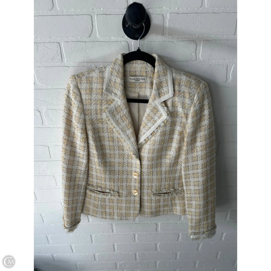 Blazer By Amanda Smith In Yellow, Size: Sp