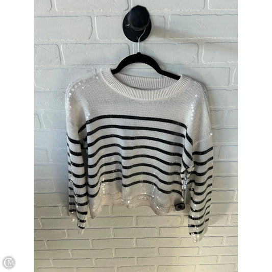 Sweater By Loft In Black & Cream, Size: Sp