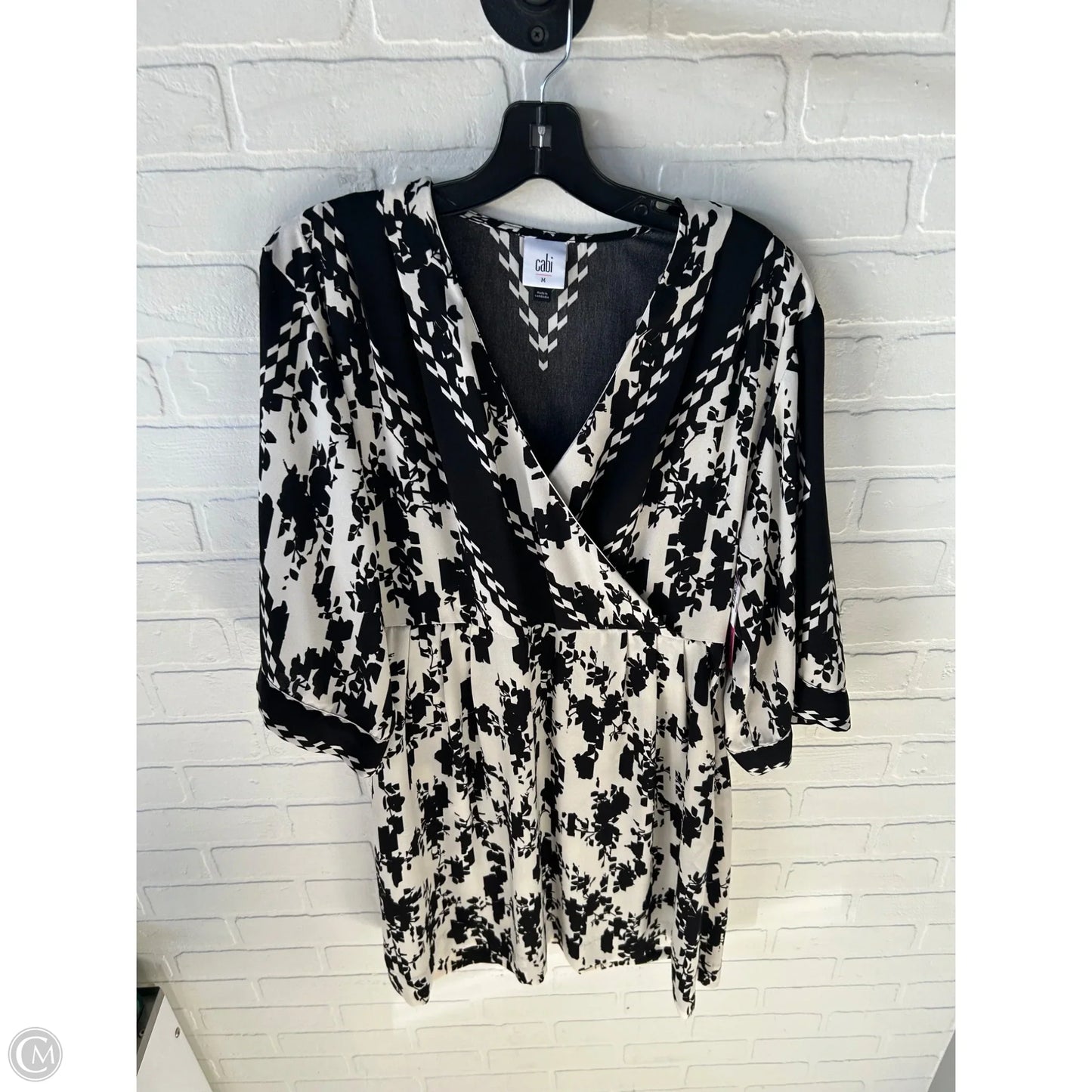 Dress Casual Short By Cabi In Black & Cream, Size: M