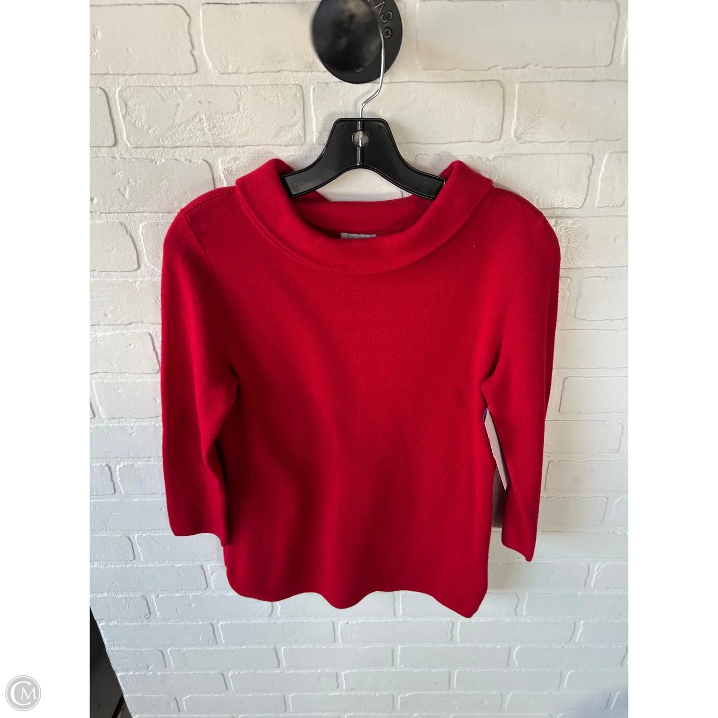 Sweater By Talbots In Red, Size: S