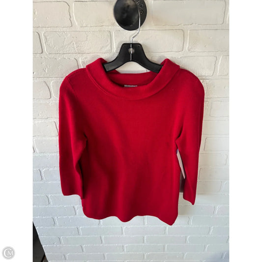 Sweater By Talbots In Red, Size: S