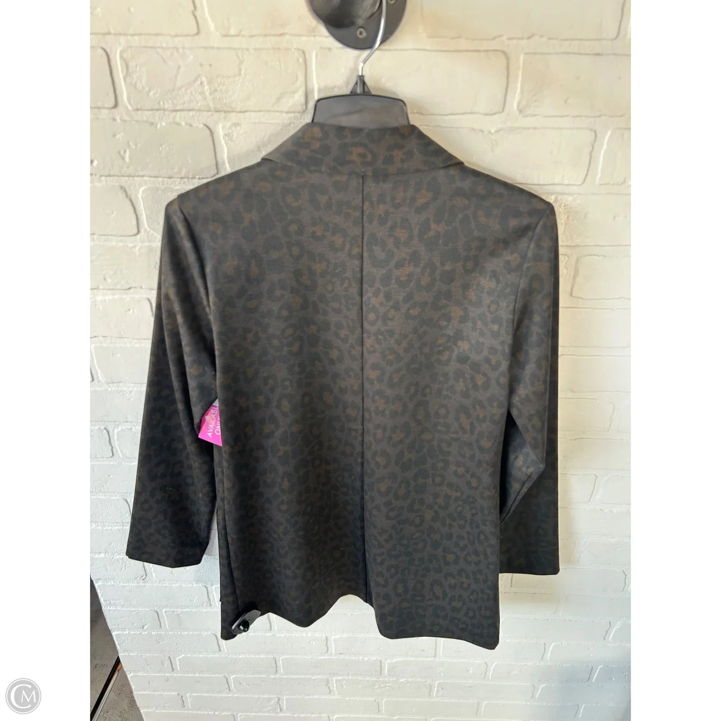 Blazer By Christian Siriano In Black & Brown, Size: S