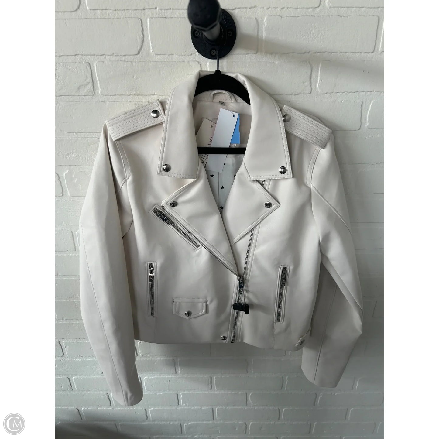 Jacket Moto By Blanknyc In White, Size: L