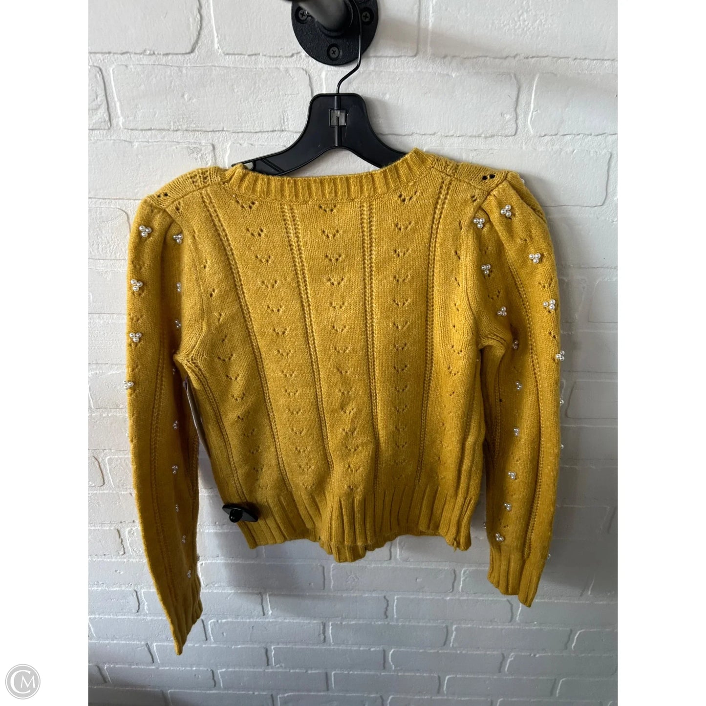 Sweater By Industry In Yellow, Size: S