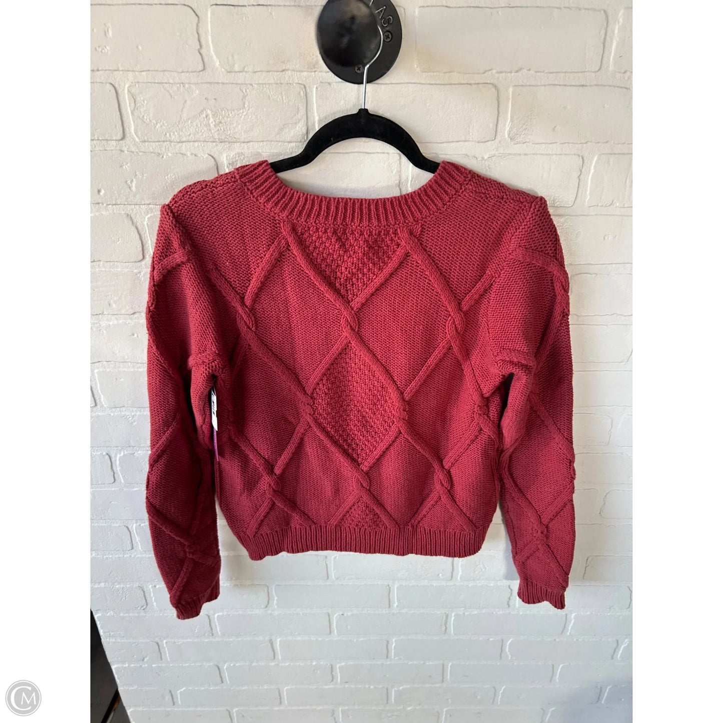 Sweater By Cabi In Maroon, Size: S
